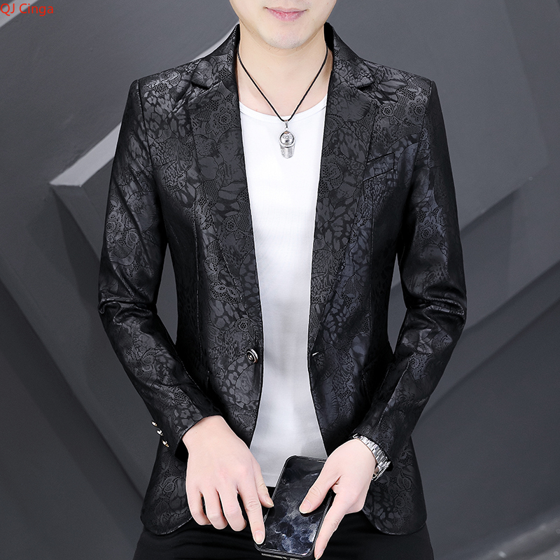 Asian Men Formal Wear - 2026 Spring Men's Black Suit Jacket,