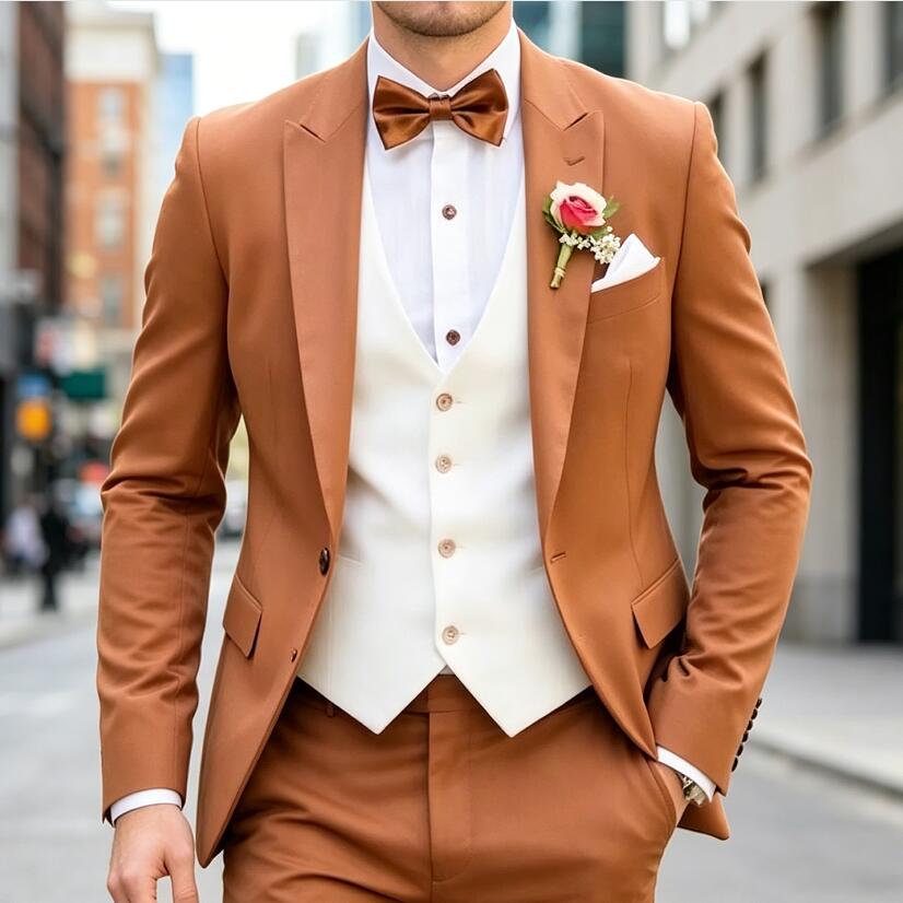 New Classic 3 Piece Men's Suit - огляд і ціна Men'S Formal Wear Waistcoat