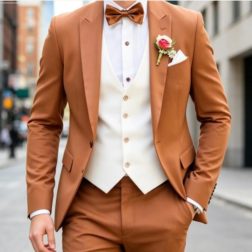 New Classic 3 Piece Men's Suit - огляд і ціна Men'S Formal Wear Waistcoat