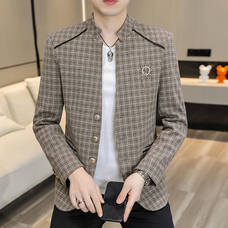 Chinese-style Men's Long-sleev - огляд і ціна Asian Men Formal Wear