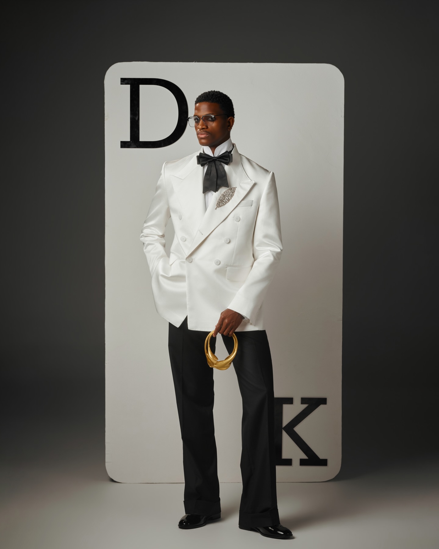 White Men Suit Set 2 Pcs Blaze - огляд і ціна Men Formal Wear Black And White