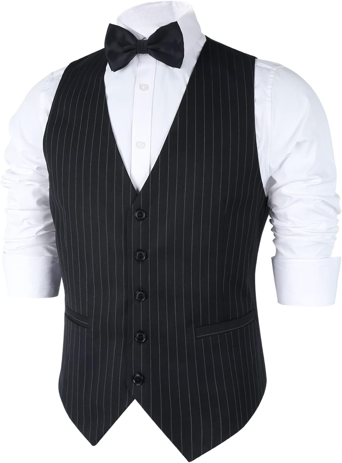 Mens Pinstripe Business Suit V - огляд і ціна Men'S Formal Wear Waistcoat