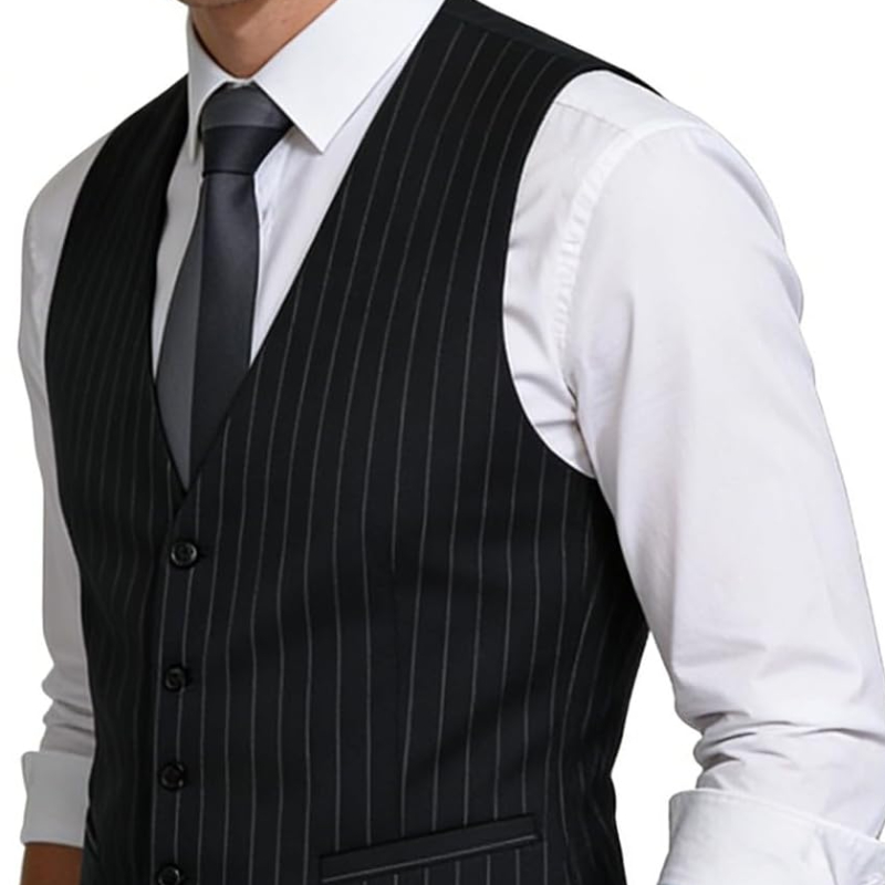 Mens Pinstripe Business Suit V - огляд і ціна Men'S Formal Wear Waistcoat
