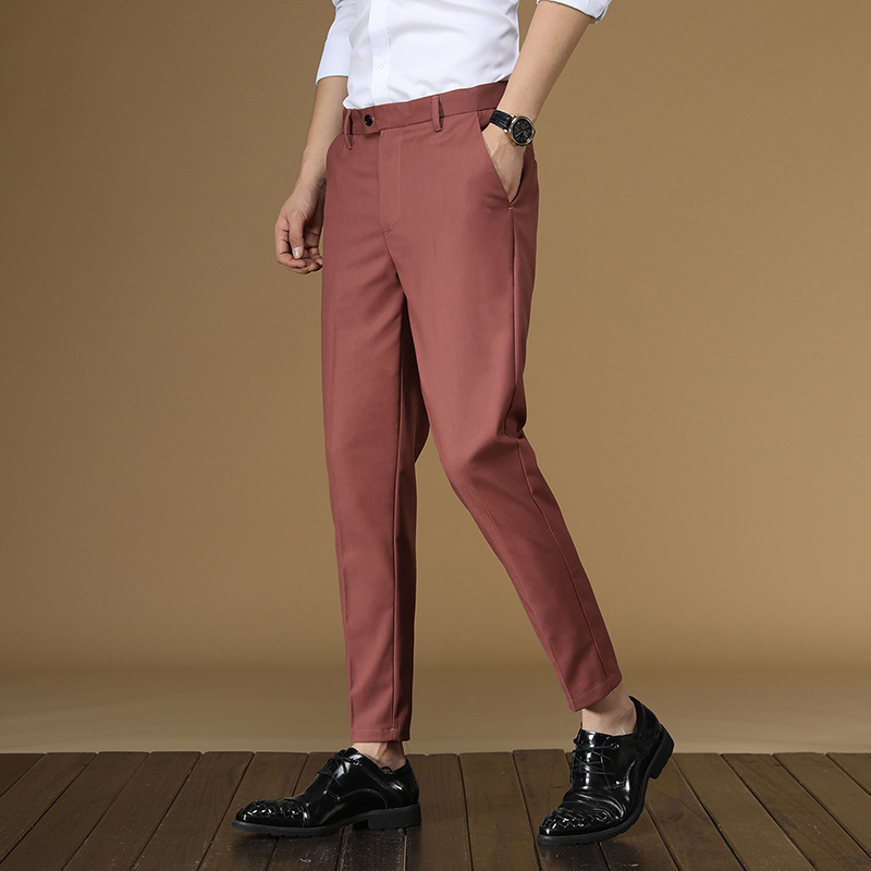 Summer Suit Pants Men Red Blac - огляд і ціна Men'S Formal Wear For Office