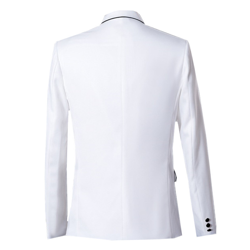 New Men's White Business Casua - огляд і ціна Men Formal Wear Black And White