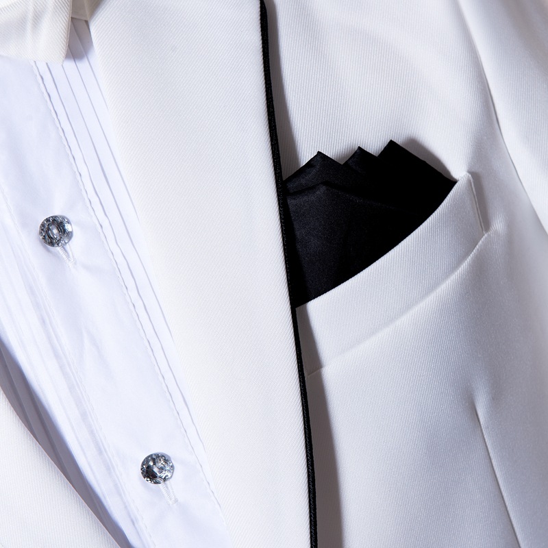 New Men's White Business Casua - огляд і ціна Men Formal Wear Black And White