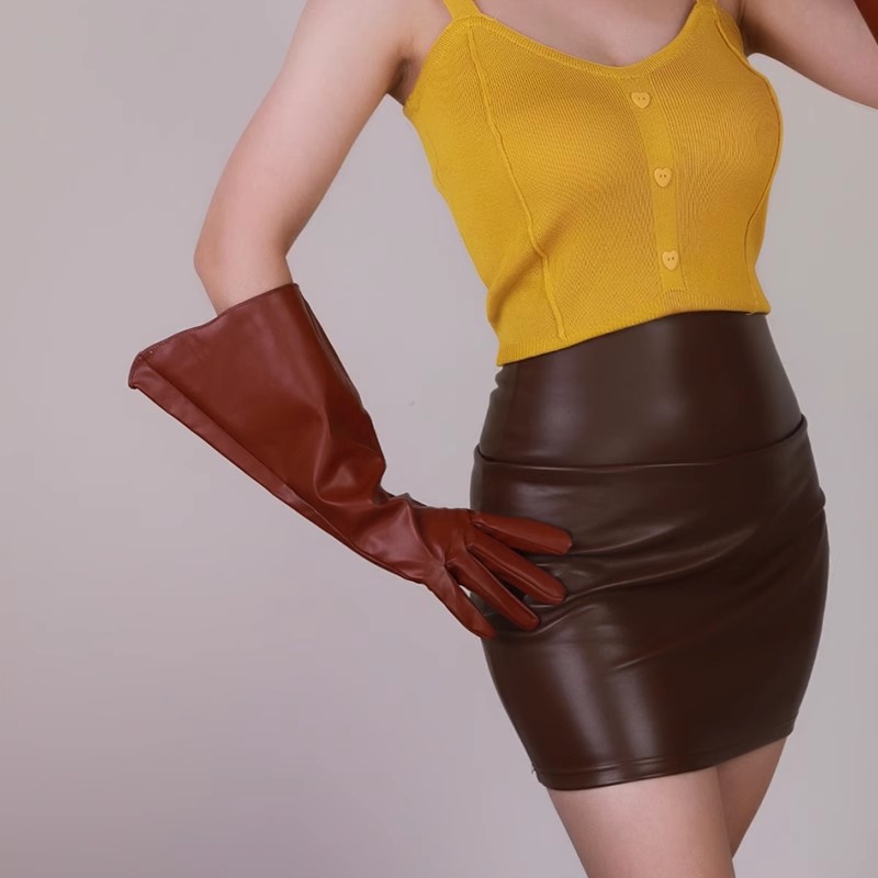 Women's Fashion PU Leather  Wi - огляд і ціна Formal Glove Leather