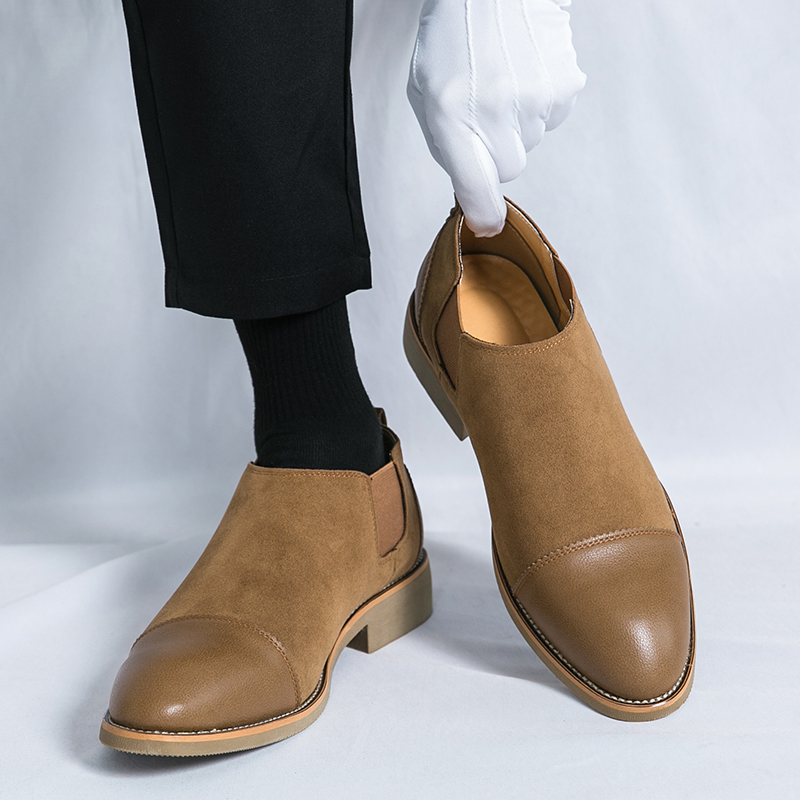 Men Retro Formal Shoes Black B - огляд і ціна Men'S Formal Wear For Office