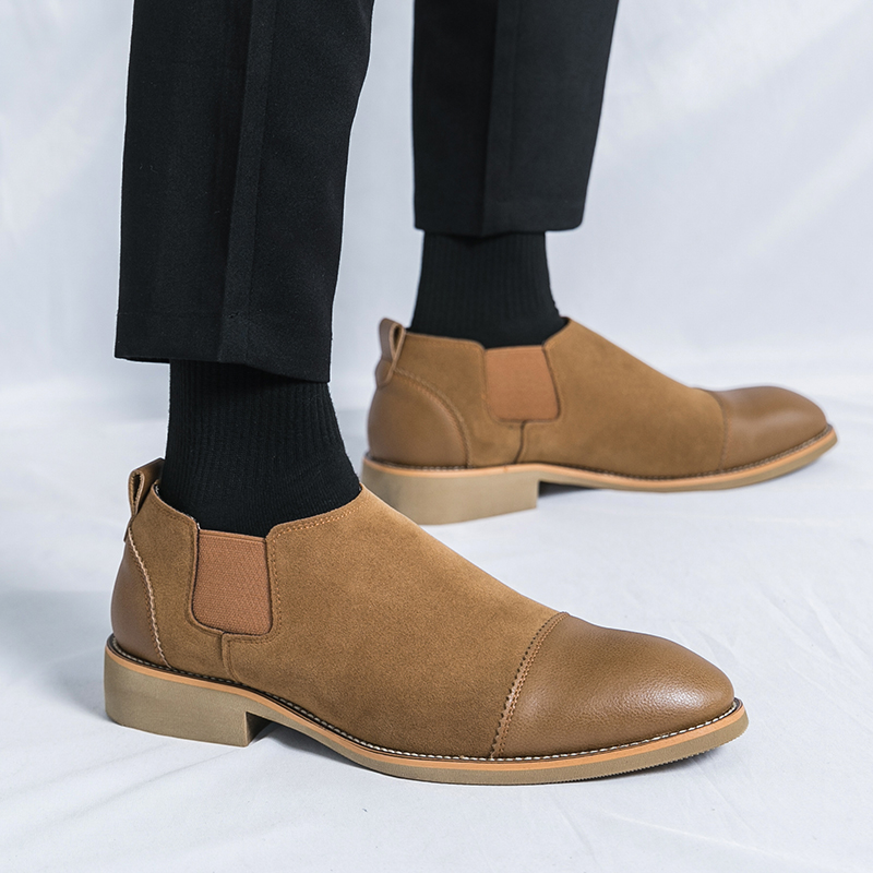 Men Retro Formal Shoes Black B - огляд і ціна Men'S Formal Wear For Office