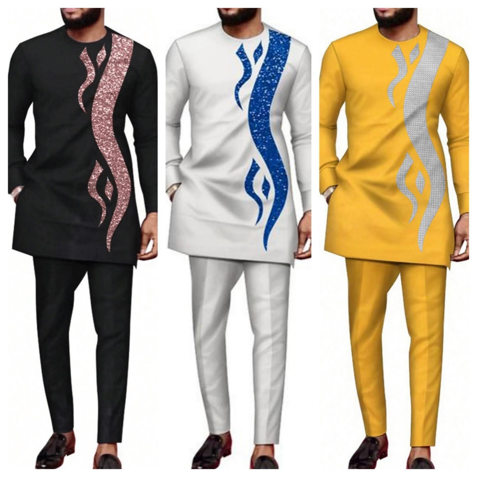Men's Long Sleeve Embroidered  - огляд і ціна Men'S Formal Ethnic Wear