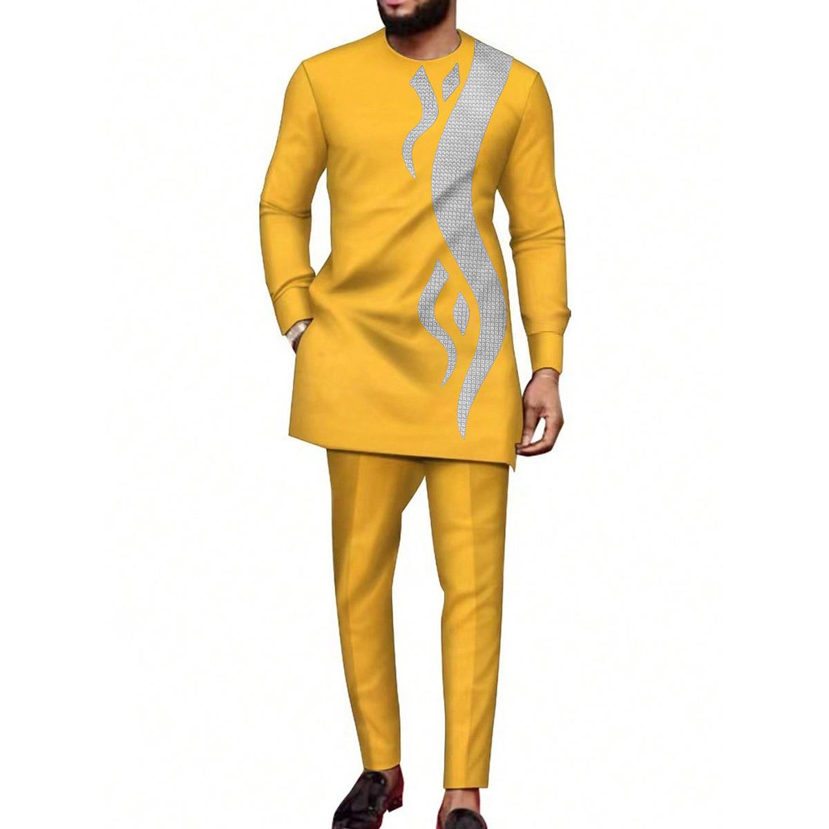 Men's Long Sleeve Embroidered  - огляд і ціна Men'S Formal Ethnic Wear