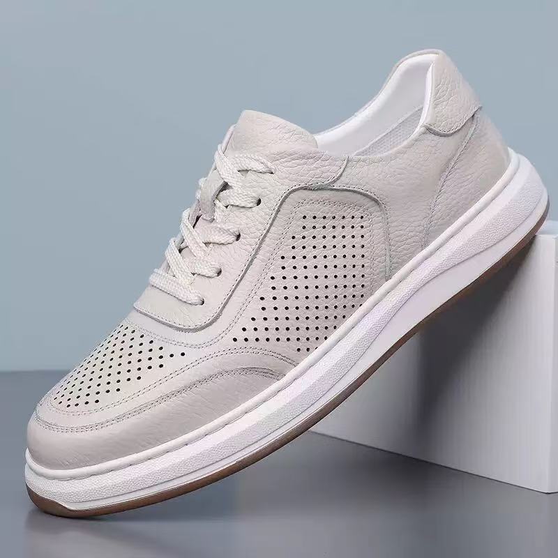 Breathable White Flat Mens Lac - огляд і ціна Men Formal Wear With Sneakers