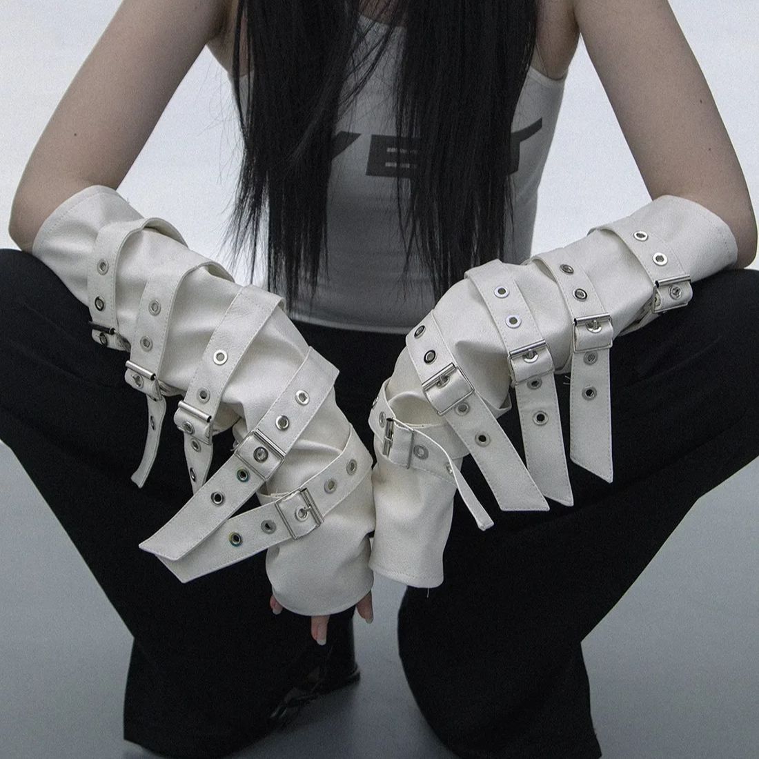 Women's Fashion Matt Black PU  - огляд і ціна Formal Glove Leather