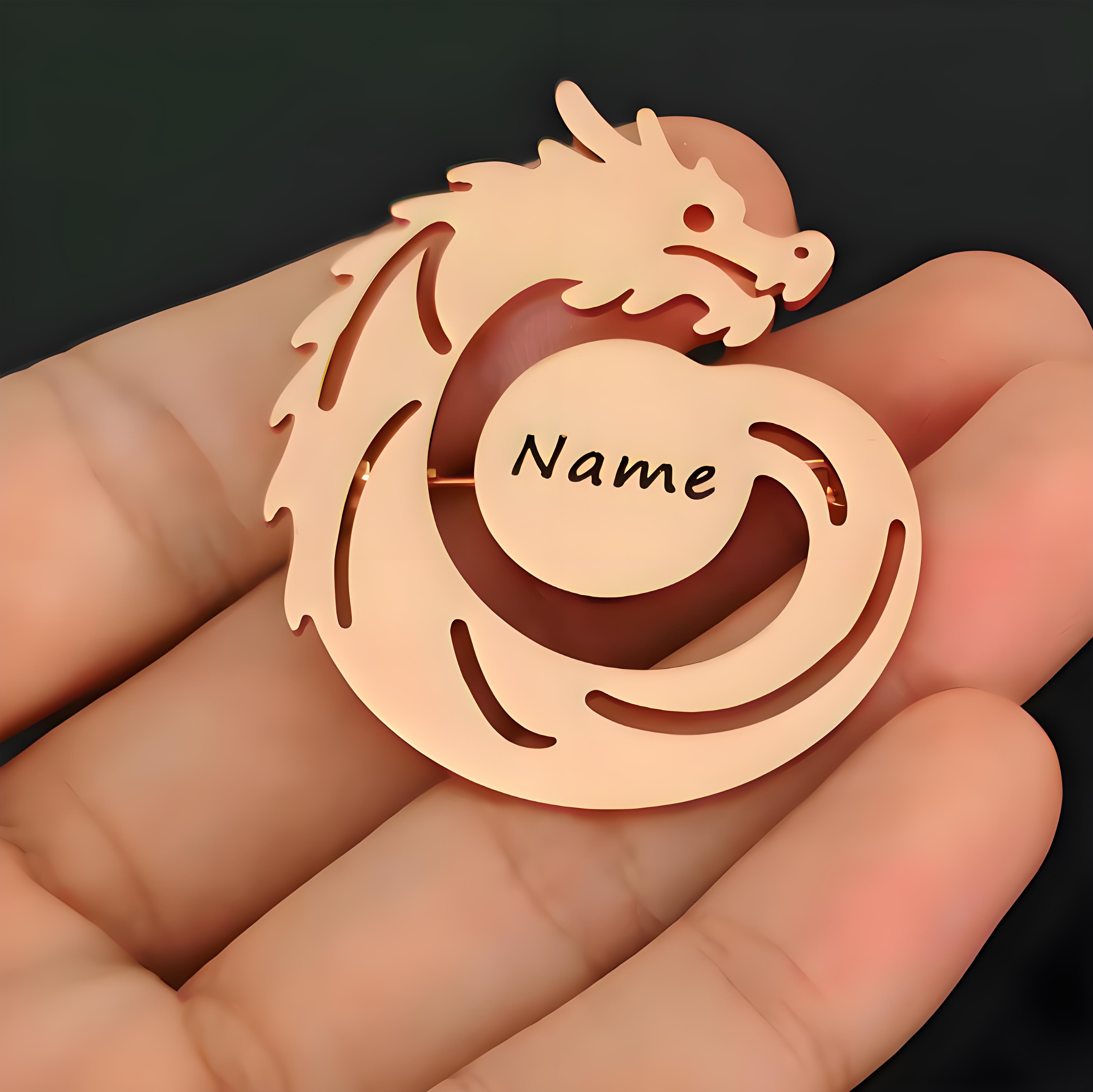 Custom Name Dragon Brooch, Per - огляд і ціна Men Formal Wear Names