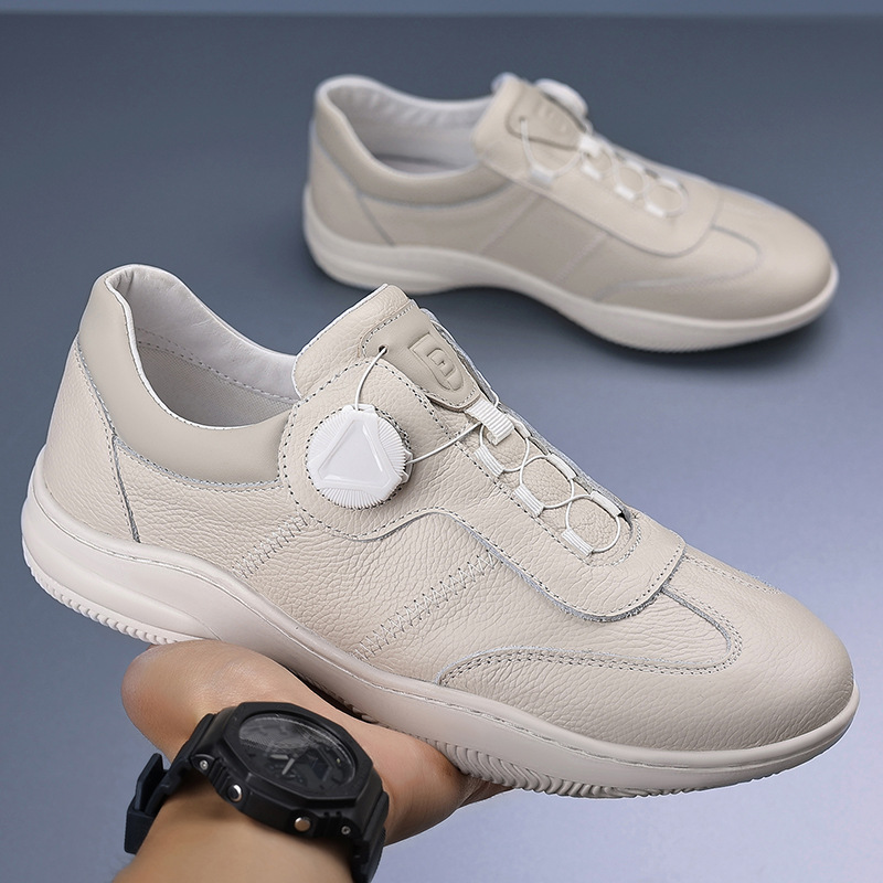 Trendy Leather Shoes Men Casua - огляд і ціна Men Formal Wear With Sneakers