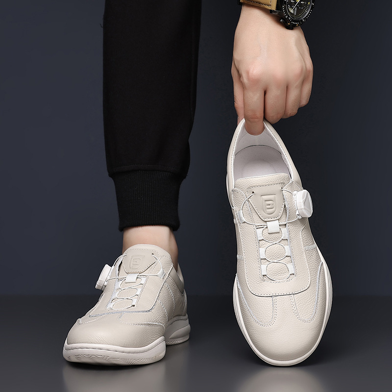 Trendy Leather Shoes Men Casua - огляд і ціна Men Formal Wear With Sneakers