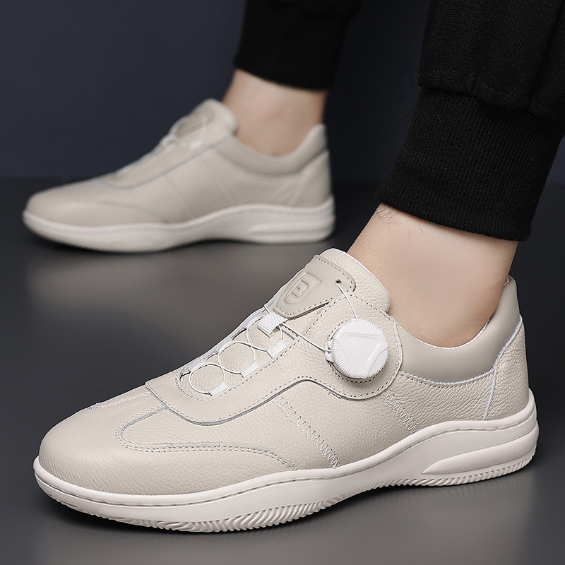 Trendy Leather Shoes Men Casua - огляд і ціна Men Formal Wear With Sneakers