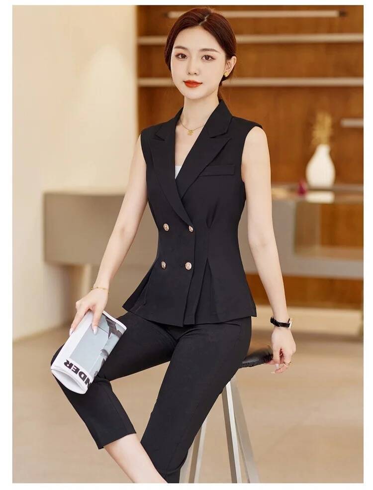 Women Elegant Pantsuits with 2 - огляд і ціна Men'S Formal Wear Waistcoat
