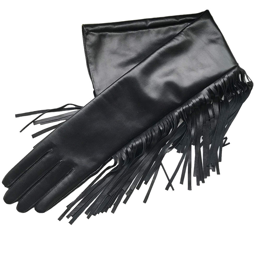 Women's Long Gloves Fringe Tas - огляд і ціна Formal Glove Leather