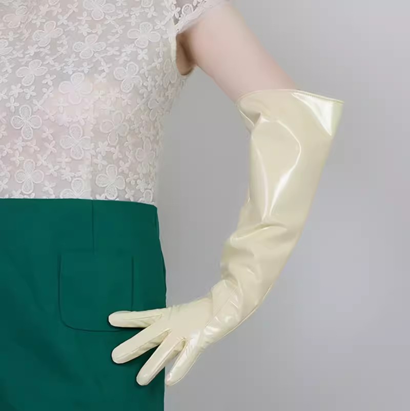 Women's Runway Fashion Patent  - огляд і ціна Formal Glove Leather